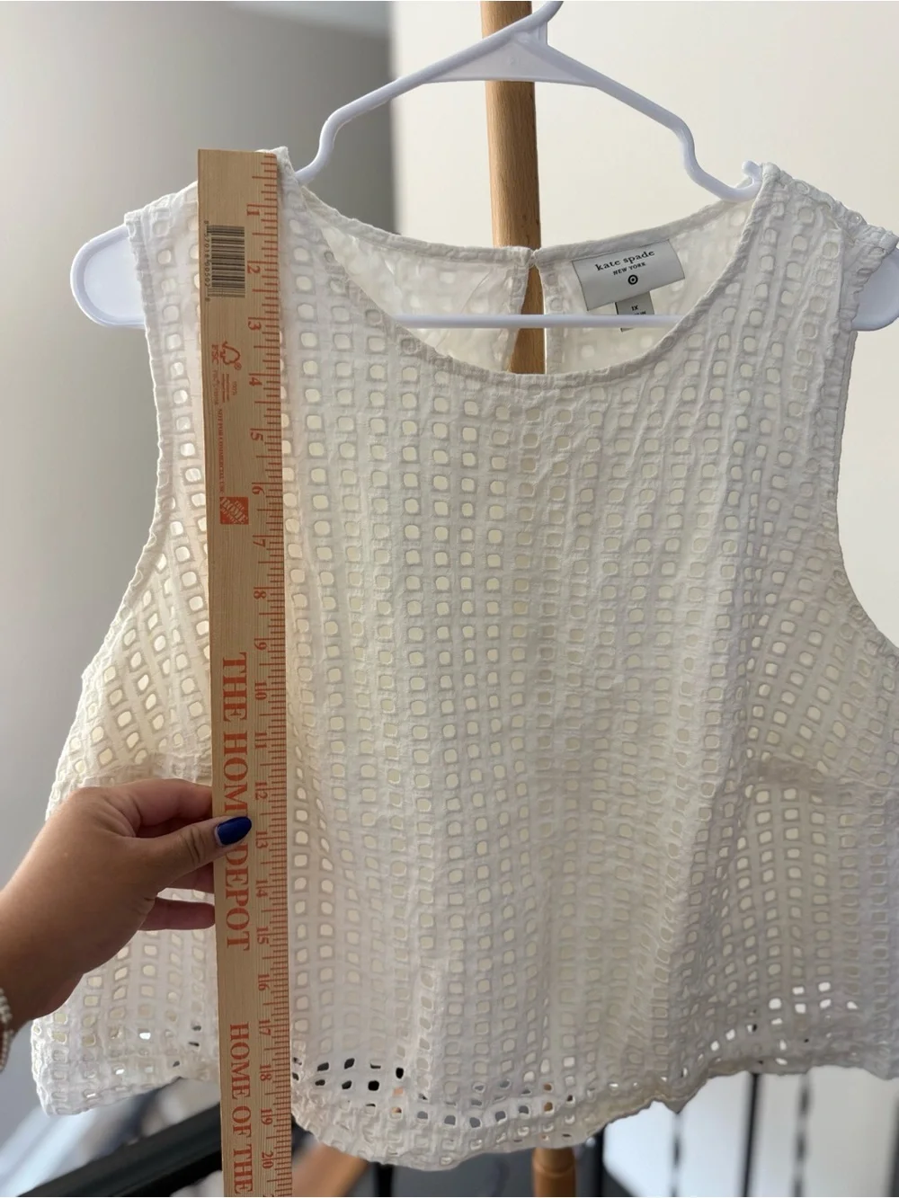 Kate Spade Sleeveless Tank Top Blouse Women’s Size 1X 100% Cotton